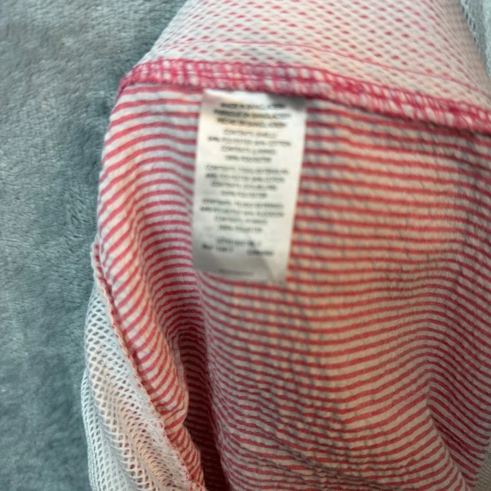 Trunks Surf‎ & Swim Co Swim Trunks Mens Seersucker XXL Pink Striped Preppy